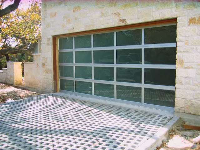Glass Garage door picture