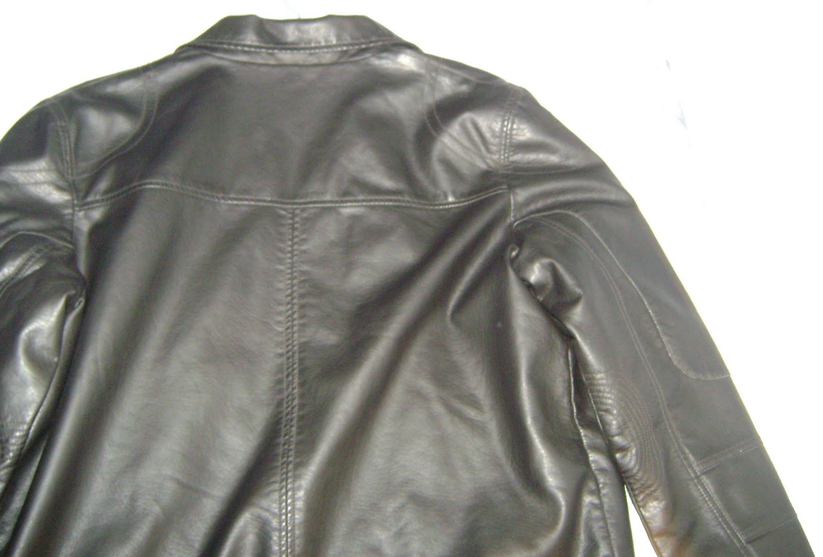 jaqueta de couro guess masculina