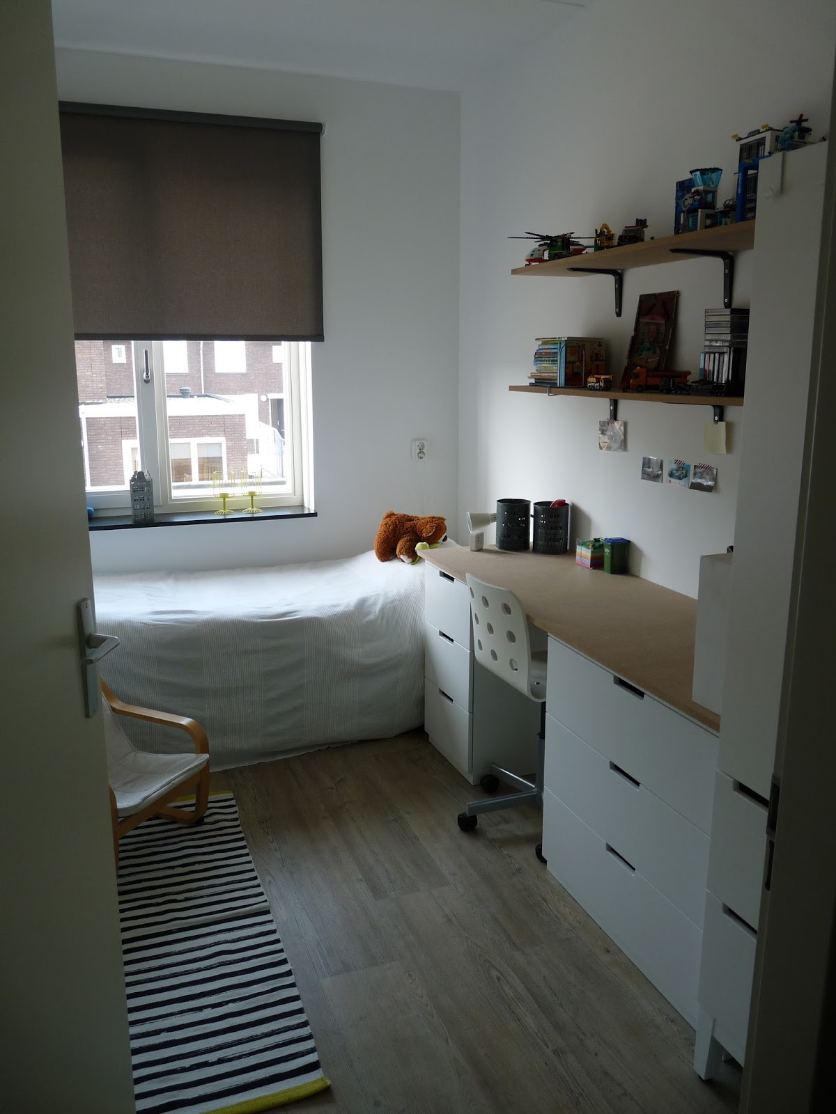 Gezinsleven: kom binnen in ons nieuwe huis de slaapkamer van b.!