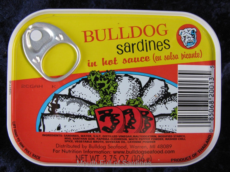 Mouth Full of Sardines BULLDOG 12