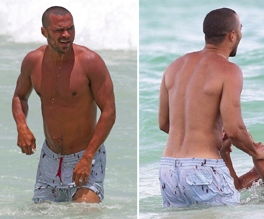 Jesse Williams Went To The Beach. 
