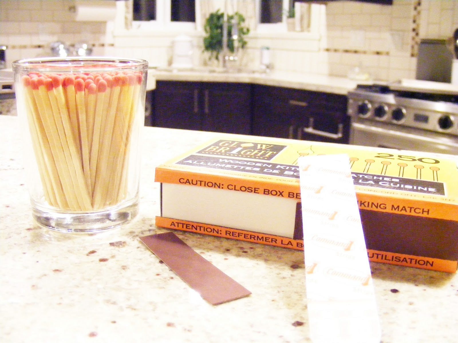 Mini Manor Blog Matches in the Bathroom