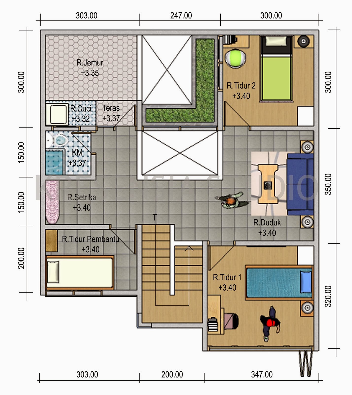 Gambar Denah Rumah Minimalis Modern | Model Desain Rumah Terbaru