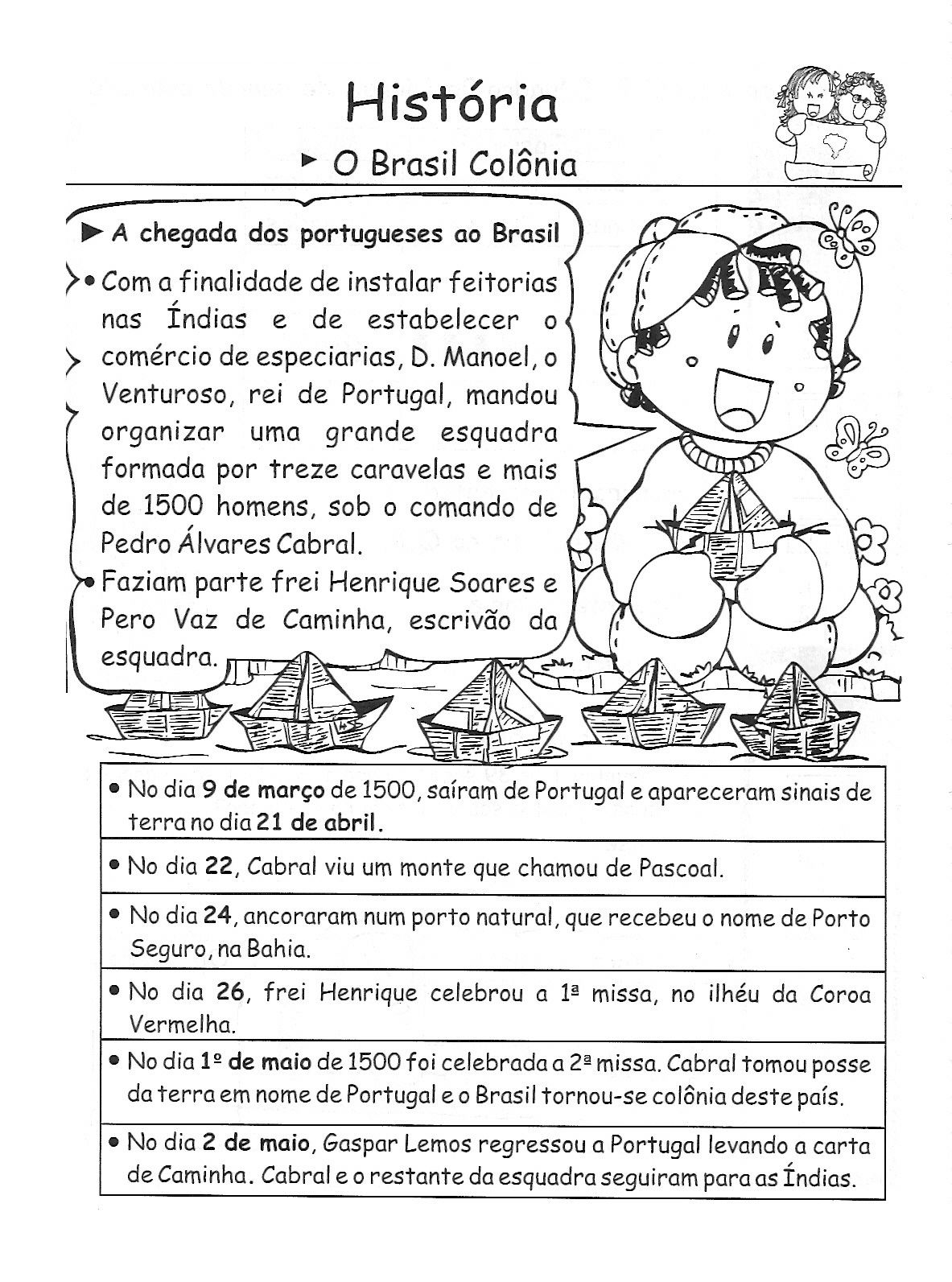 Atividades de História para 5° ano prontas para imprimir ESPAÇO EDUCAR
