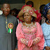 CAPTION THE FIRST LADY OF NIGERIA DRESS; MASQUERADE, DEAD ROSE, NEW TREND OR WHAT?