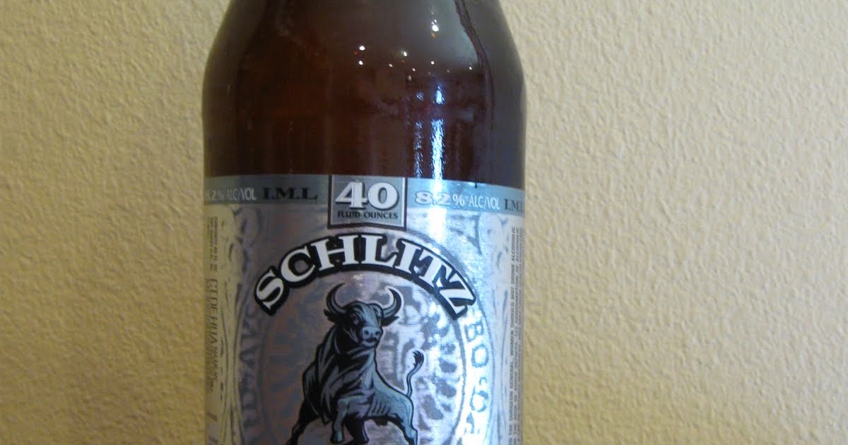 Doing Beer Justice Schlitz Malt Liquor Bull Ice I.M.L.