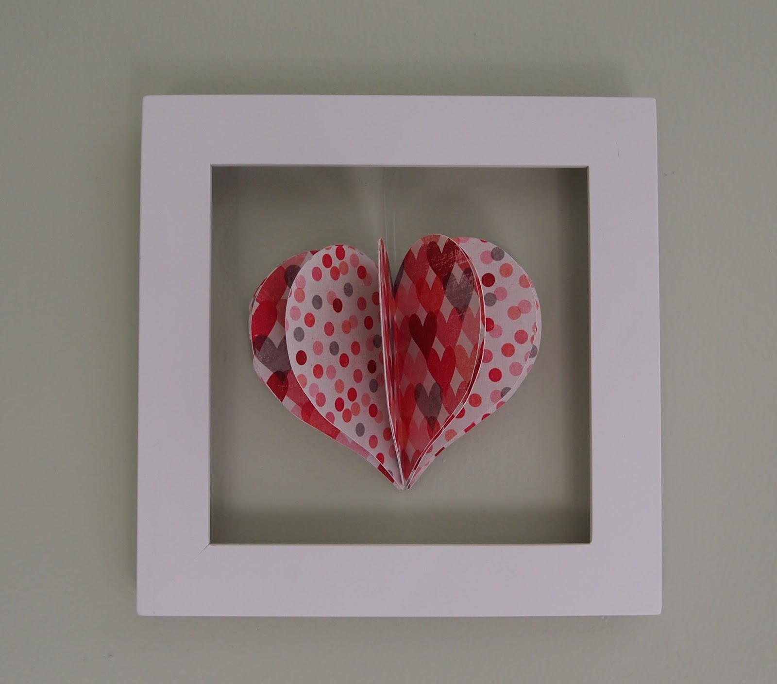 Craft Room Confidential {Framed} Heart Art