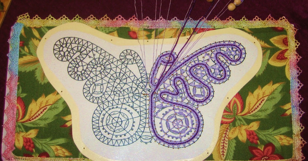 Katie's Tatting Khronicles Bobbin Lace Butterfly