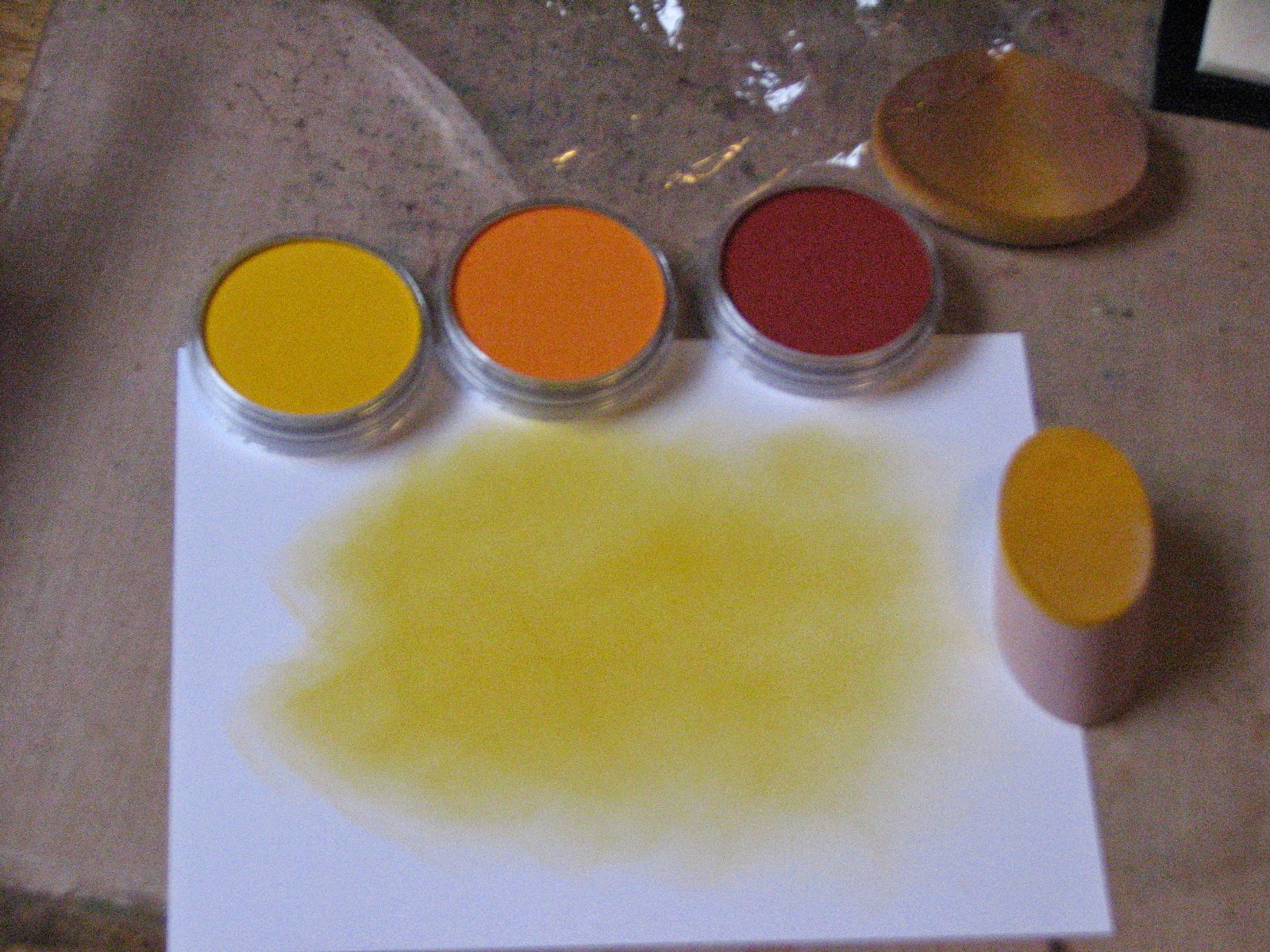 Ink Stains PanPastel Crinkle Technique