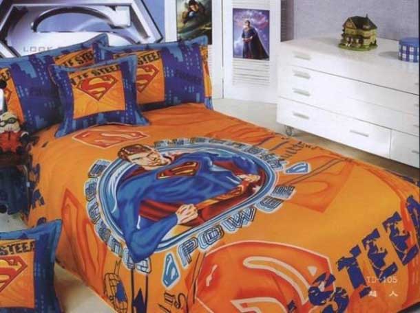 Superhero Bedding Theme For Boys Bedroom