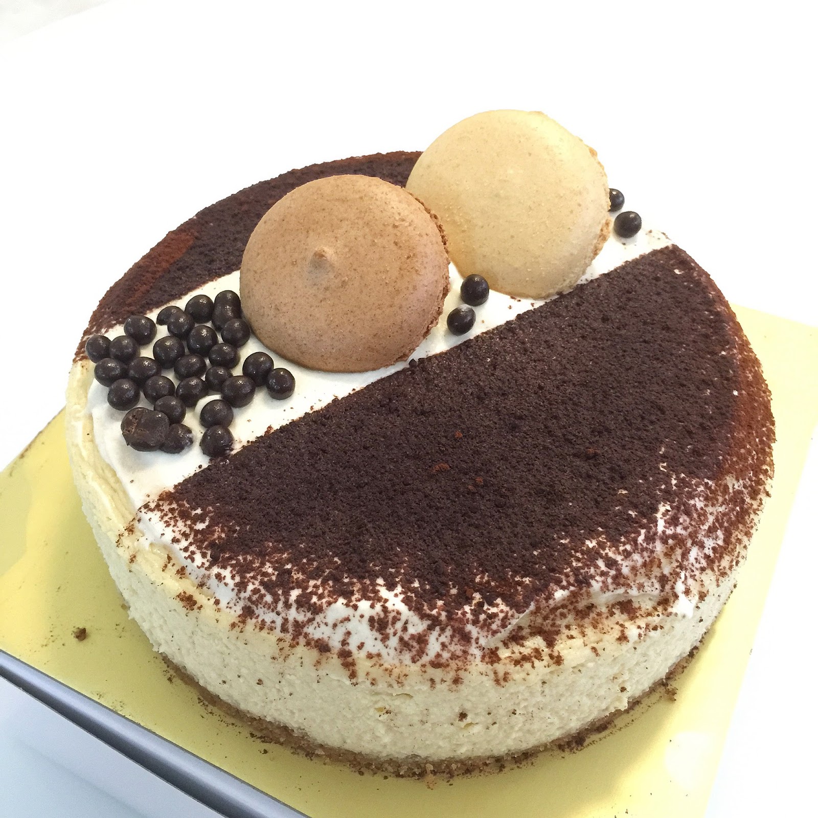 Wen's Delight Baked Baileys Cheesecake