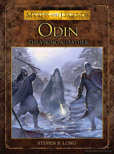 Odin The Viking Allfather book illustrated by RU-MOR for OSPREY Publishing, colection Myths and Legends. Norse