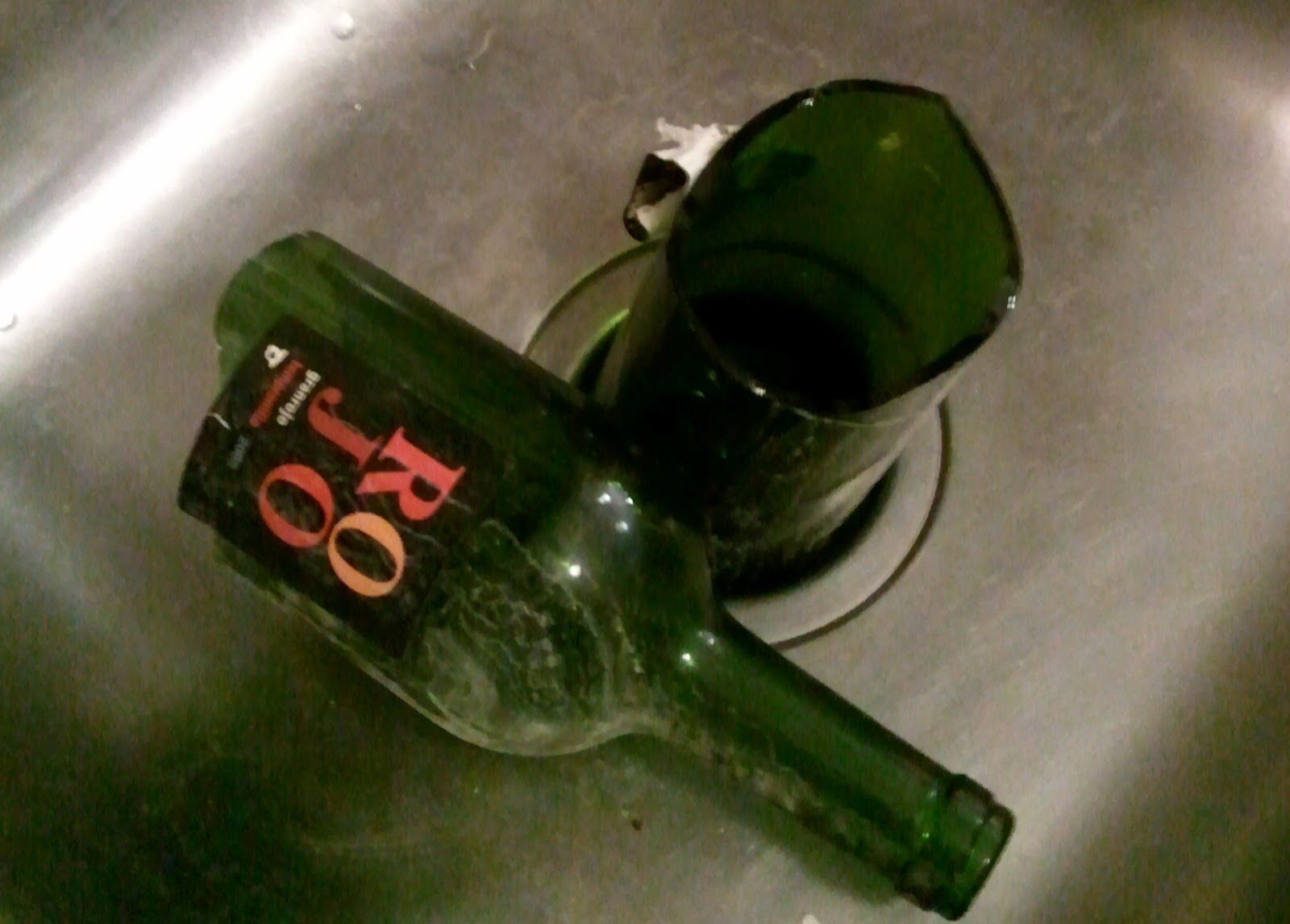 DIY Vintage Chic Removing Wine Labels