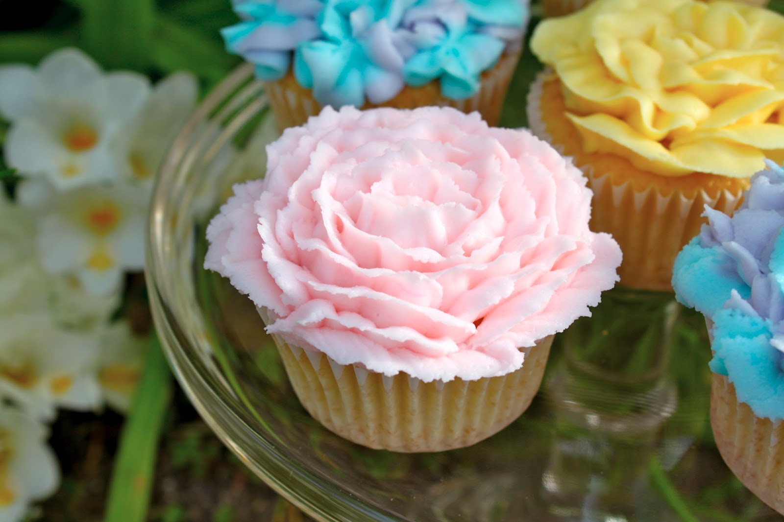 Flower Cupcakes Decorate to Celebrate!