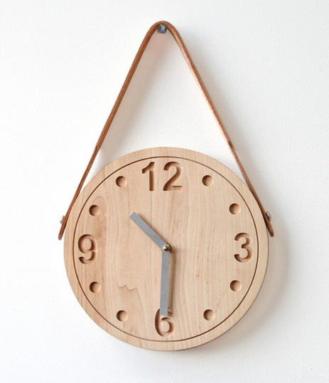 wood desk clock designs