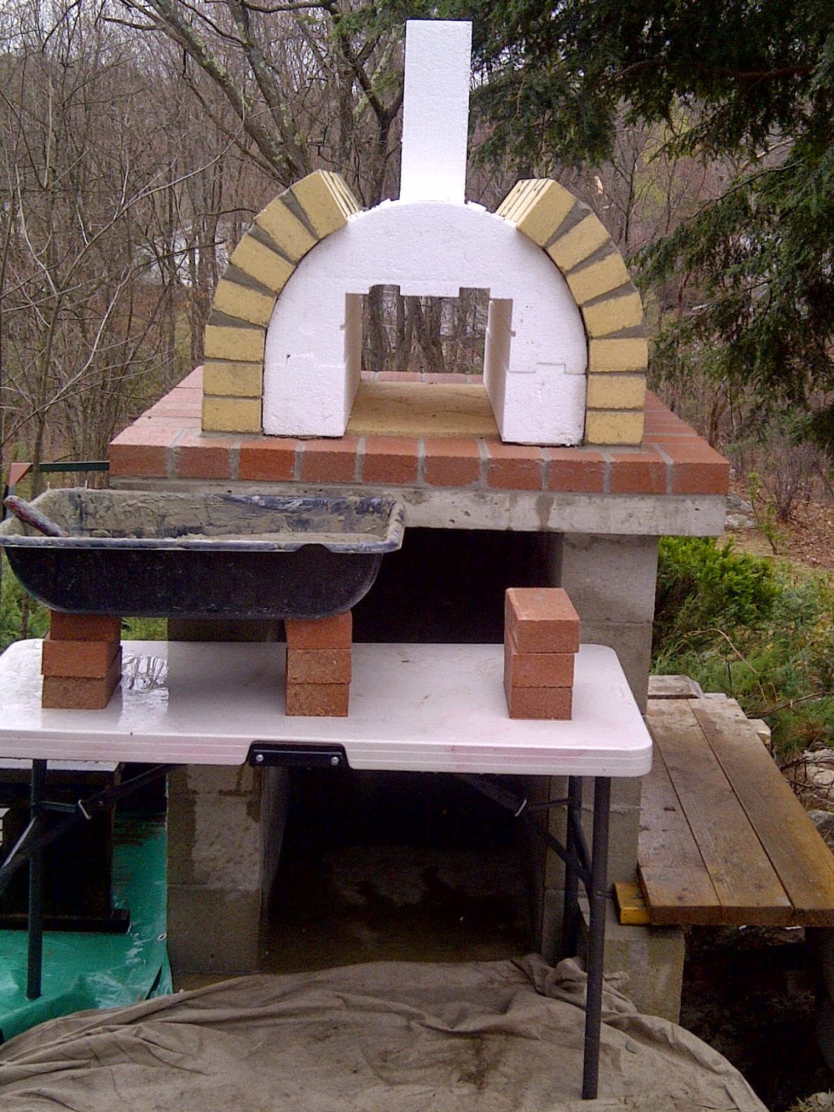 the tildsley family wood fired pizza oven in massachusetts