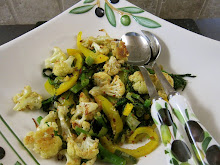 Broccoli Rabe with Roasted Cauliflower