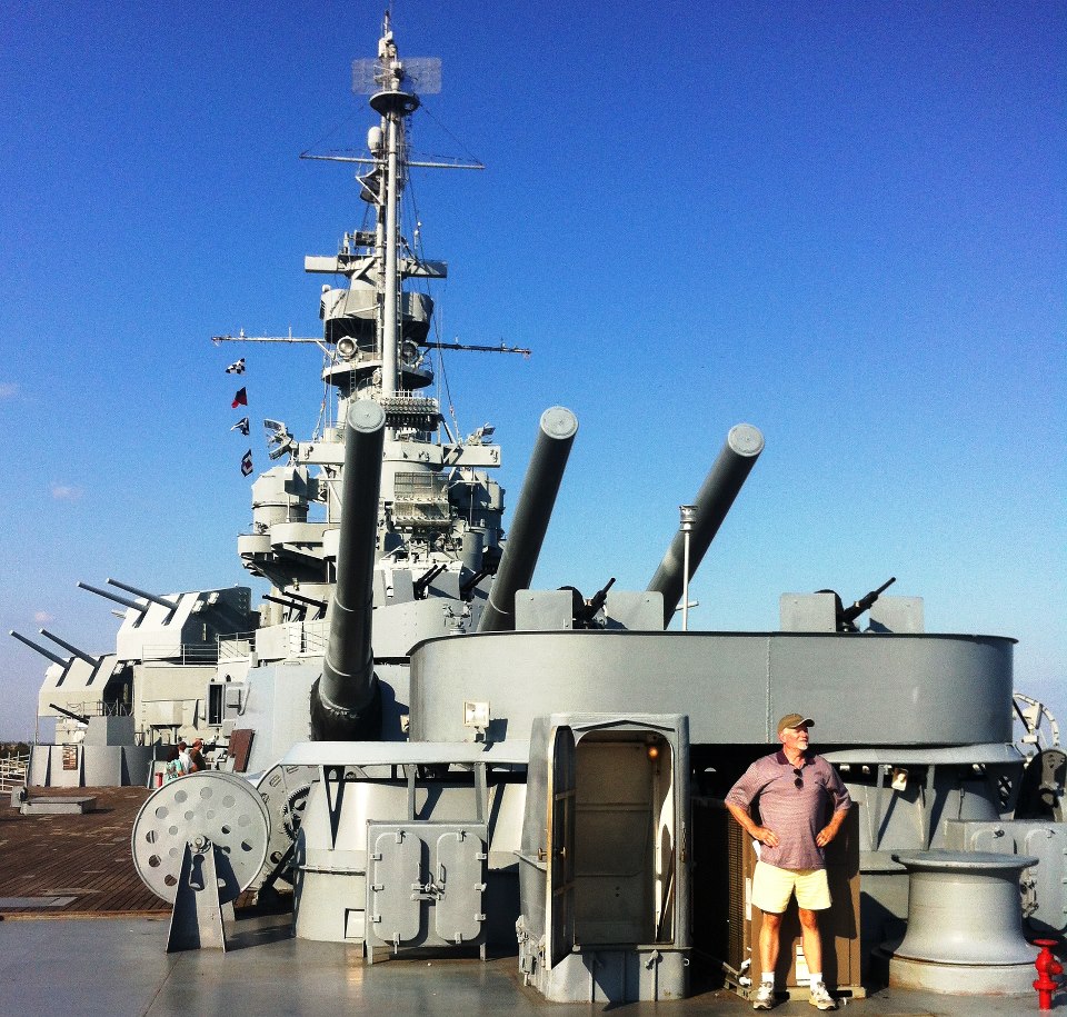 USS Alabama in Mobile Bay