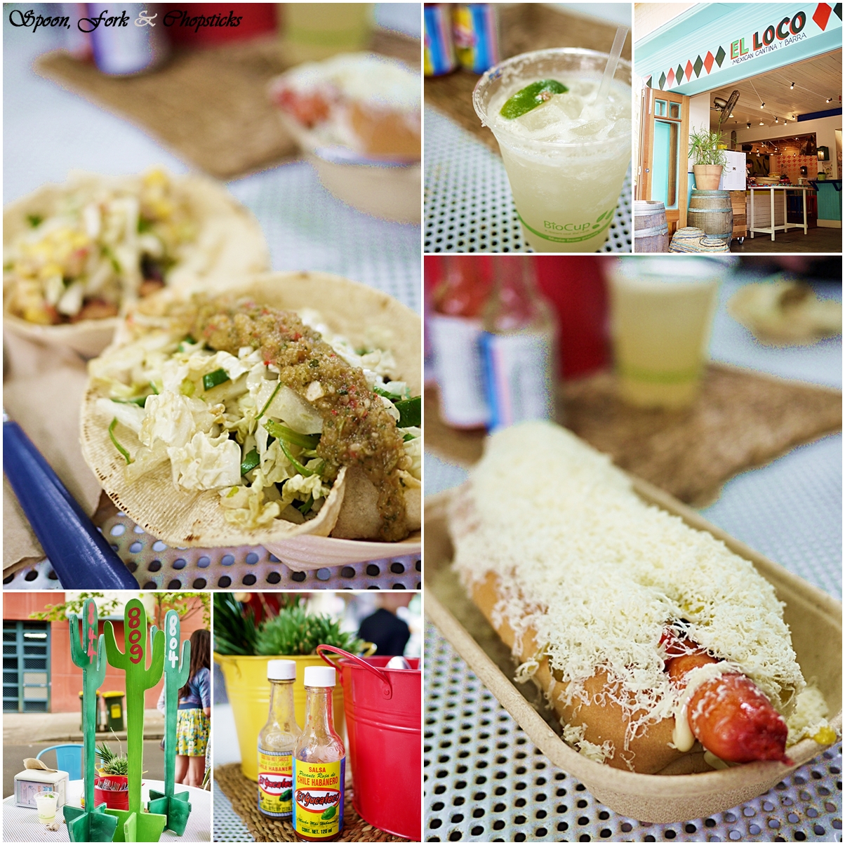 Spoon, fork & Chopsticks El Loco, Mexicana Cantina Y Barra