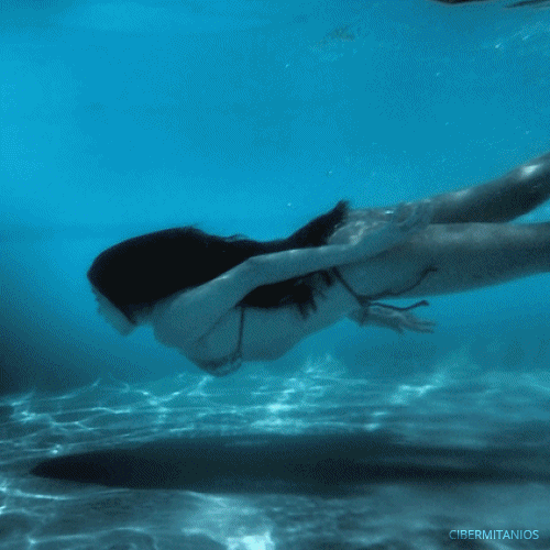 Nadadora vista por Deep Dream