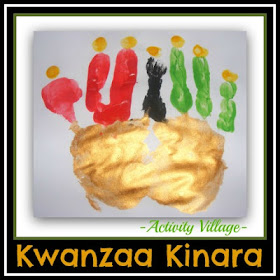 photo of: Kwanzaa Kinara via Activity Village at PreK+K Sharing