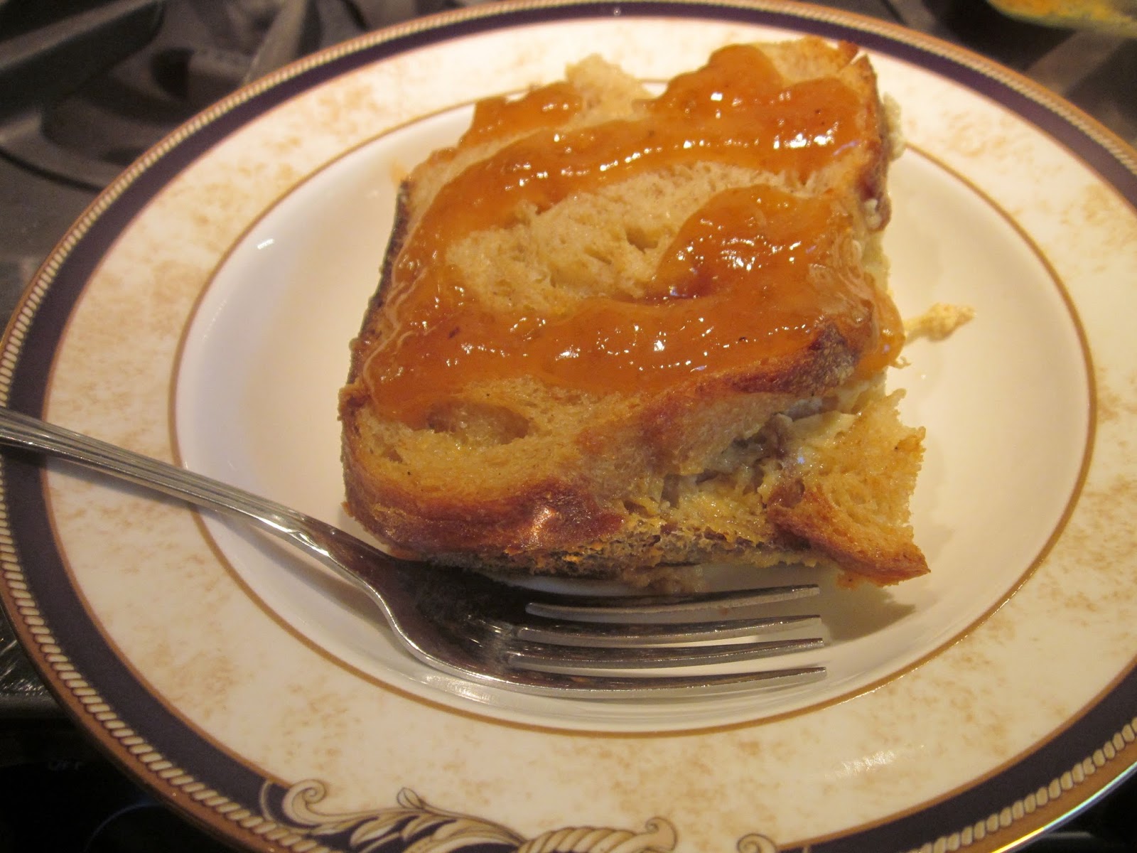 Chez Vorax Experiments in cooking French bread pudding