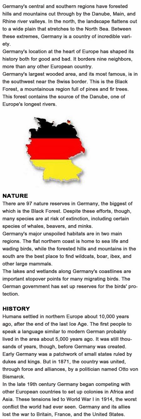 Facts about Germany for kids