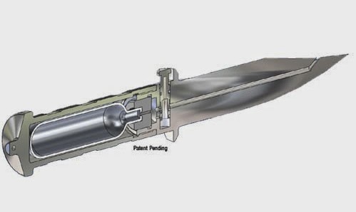 on target shooter nz: WASP - Compressed Gas ‘Divers’ Knife:
