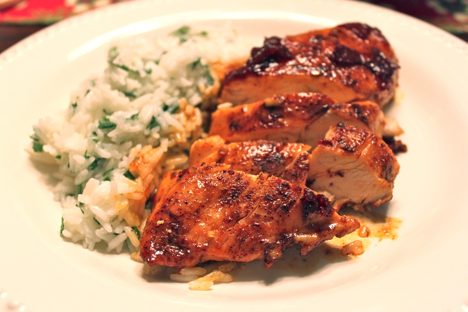 Explore Love Eat Chipotle Orange Chicken with Cilantro Lime Rice