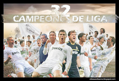 Real Madrid is The Champion of 2012 La Liga in Spain