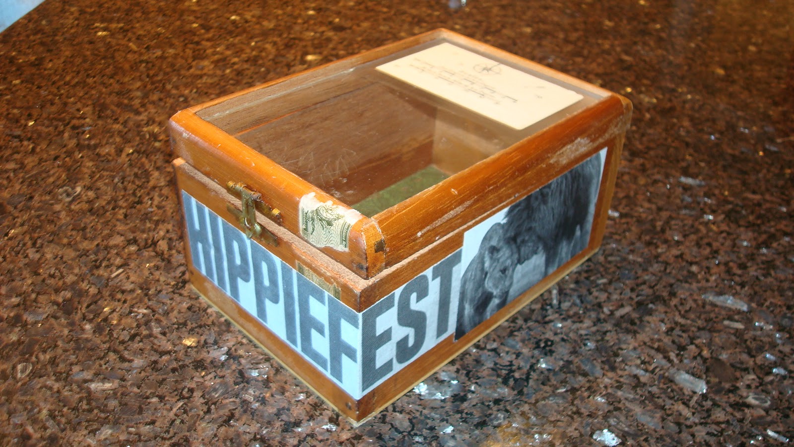 Lion and Lamb Upcycled Cigar Boxes