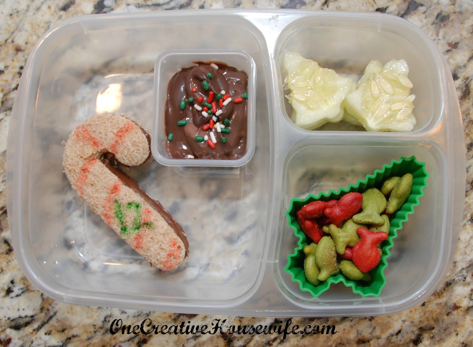 One Creative Housewife: Lunches Week 16 - Advent Style 2
