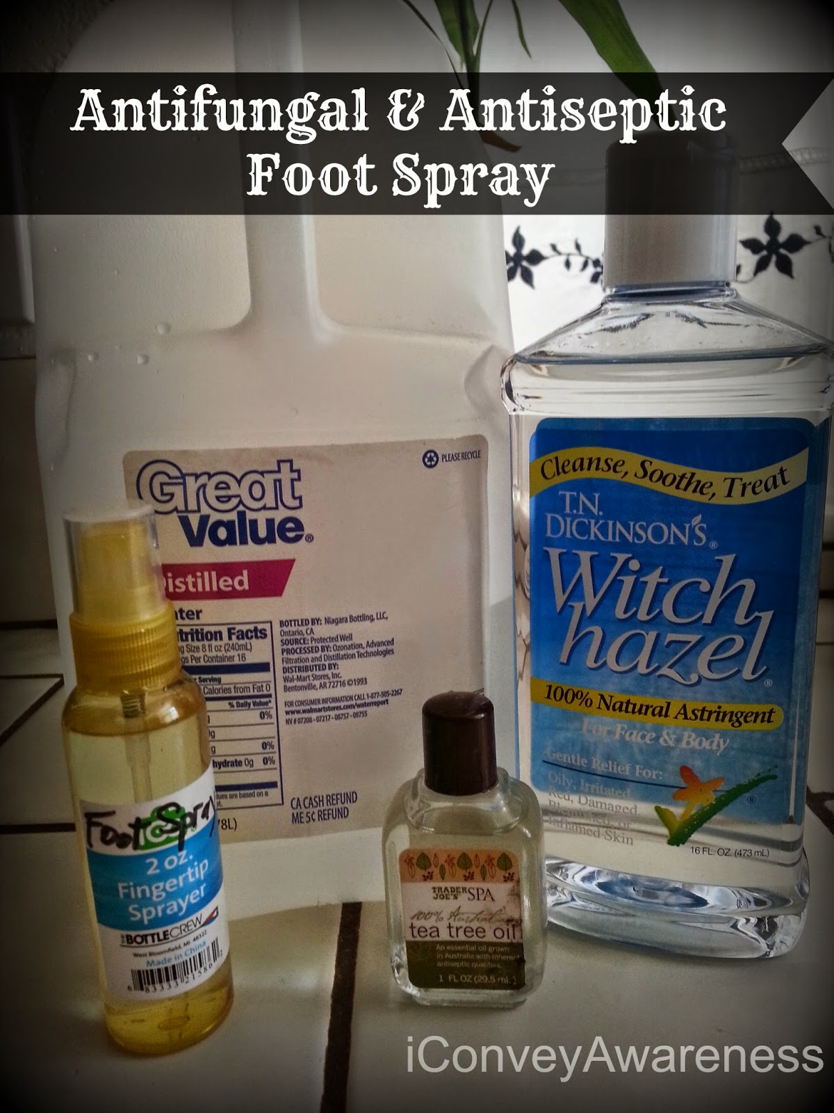 Conveying Awareness with Jessica David DIY Foot Spray & Powder with 5