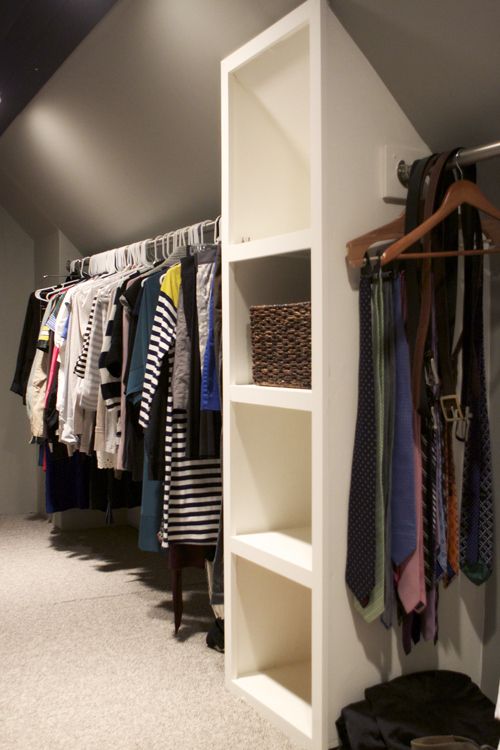 The road less traveled Inspiration for the Home Closet Space under eaves