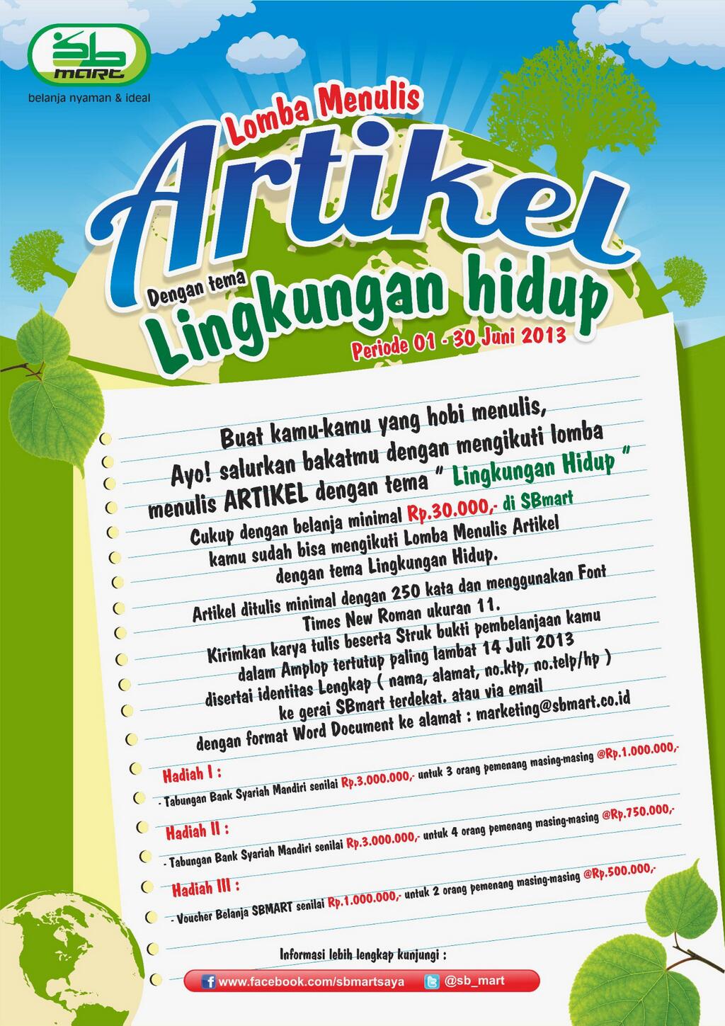 Artikel Tentang Lingkungan Hidup Buatlah Bumi Tersenyum Kembali