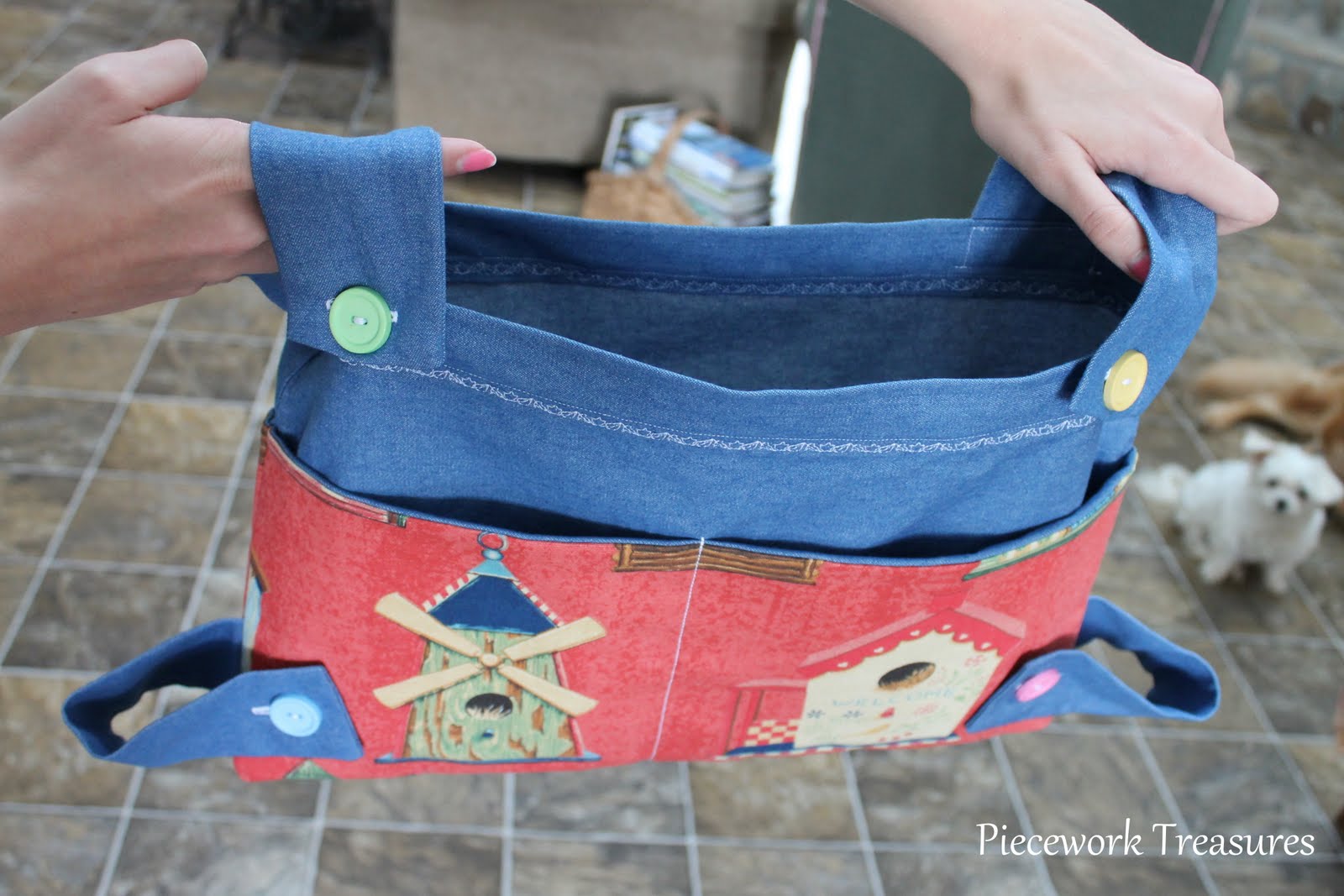 Lisa's Carolina Handmade a new Walker Bag completed