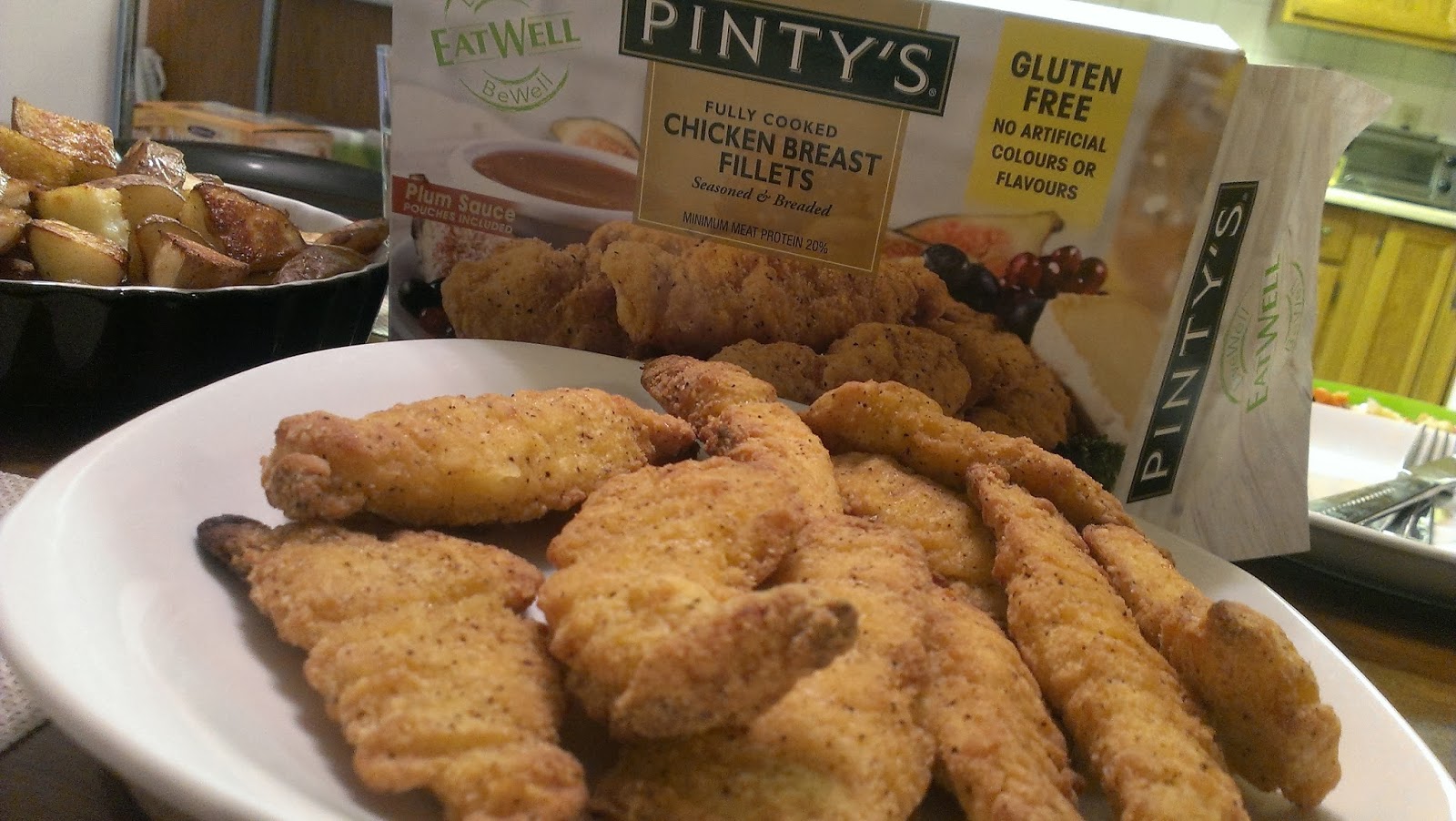 Pinty's line of Gluten Free Chicken Fingers