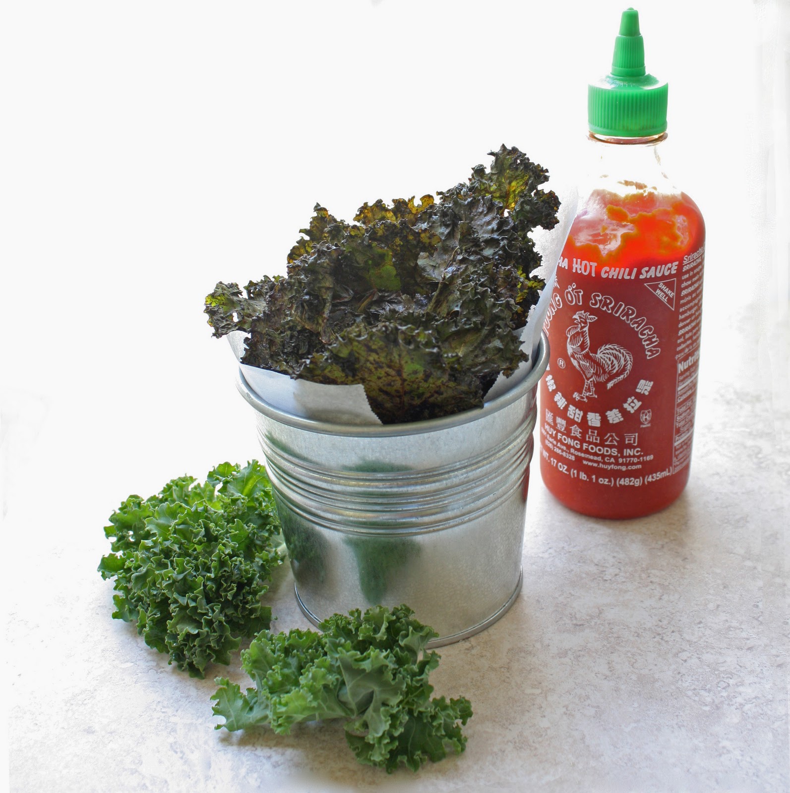 Kale Chips w/ Sriracha & Lime I Breathe I'm Hungry