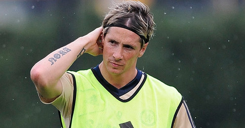Torres Wearing Chelsea