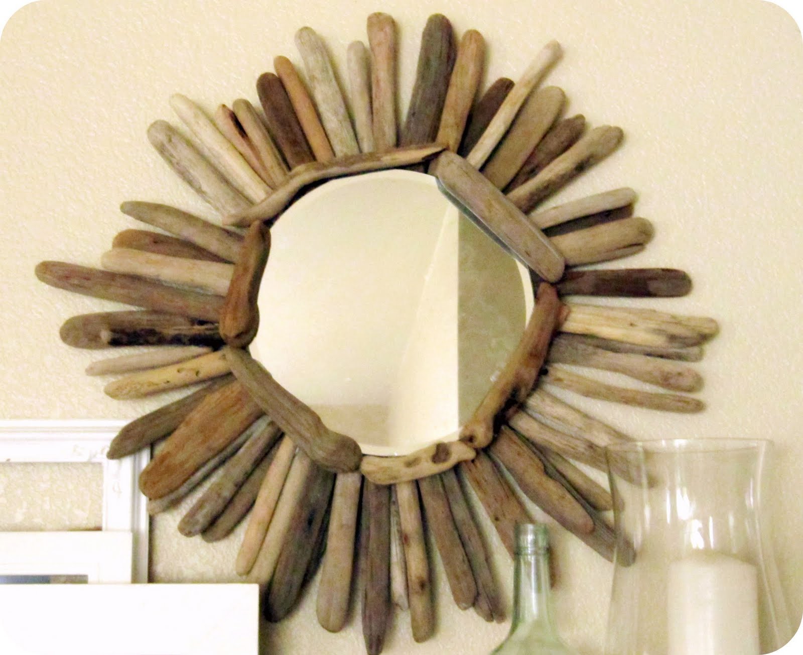 How to Make a Driftwood Mirror The Wicker House