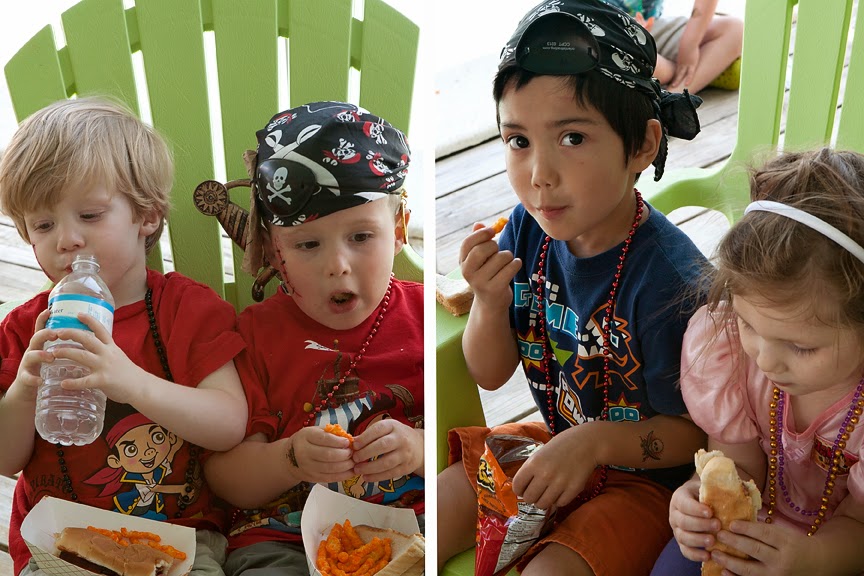 Out of the Blue Yo Ho, Cole is Four!