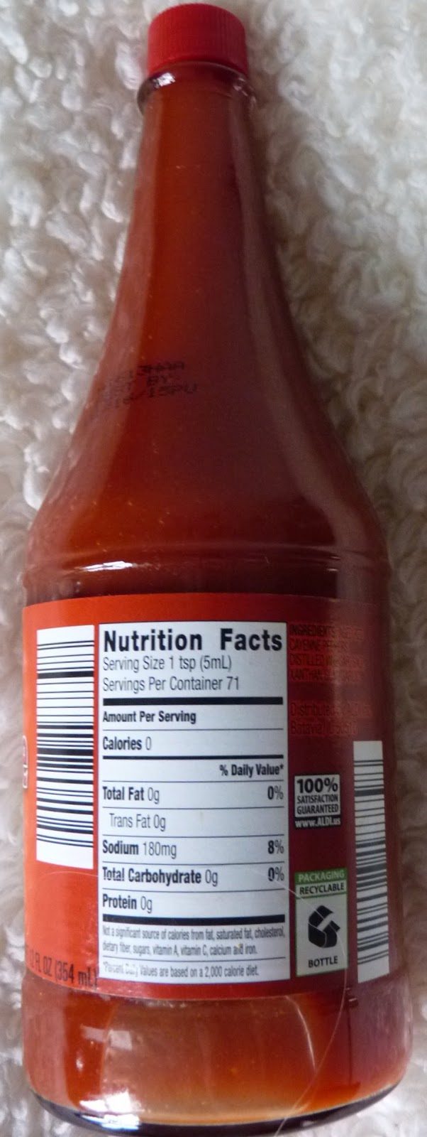 Aldi Product Reviews Burman's Hot Sauce