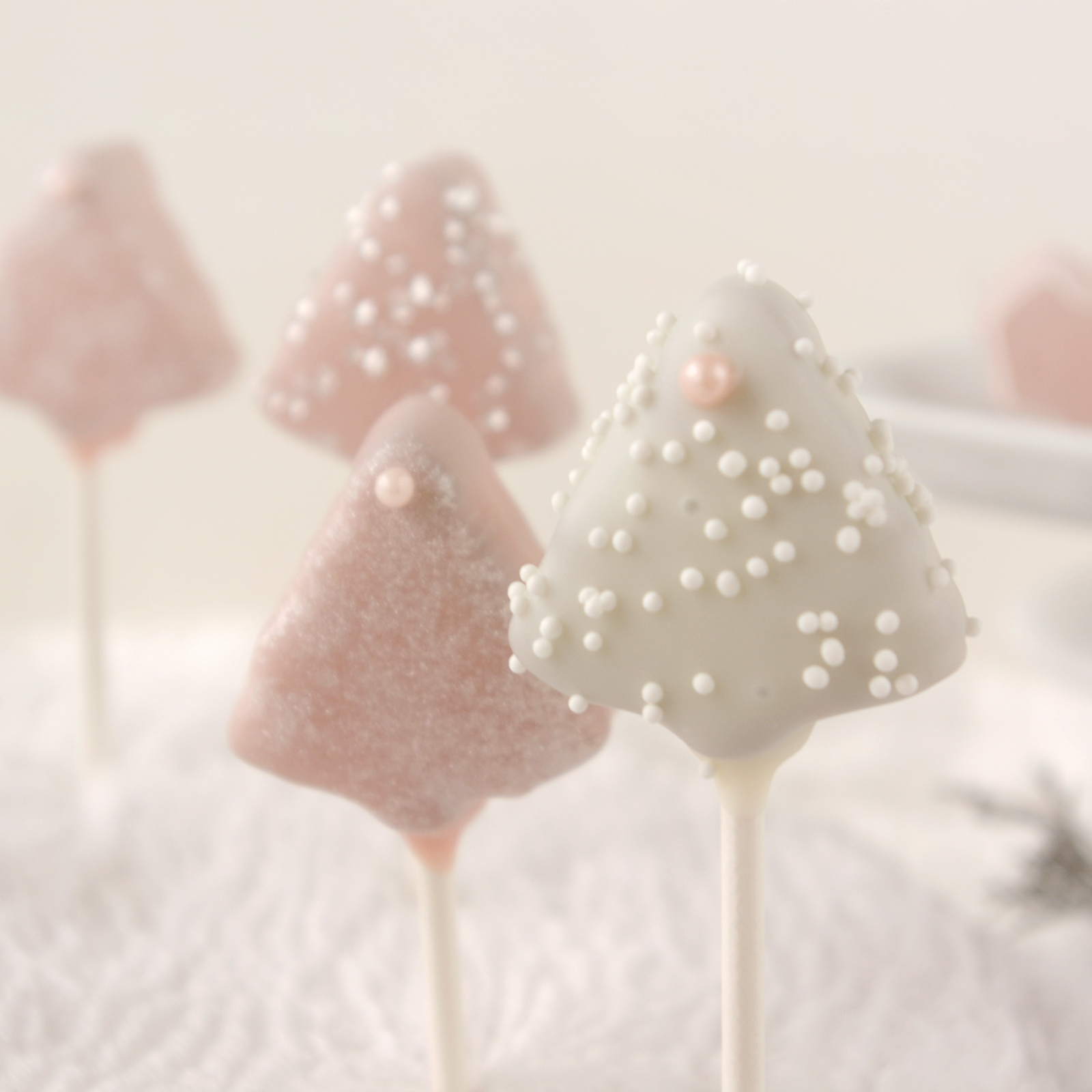 These Peas are Hollow Cake Pop Winter Wonderland