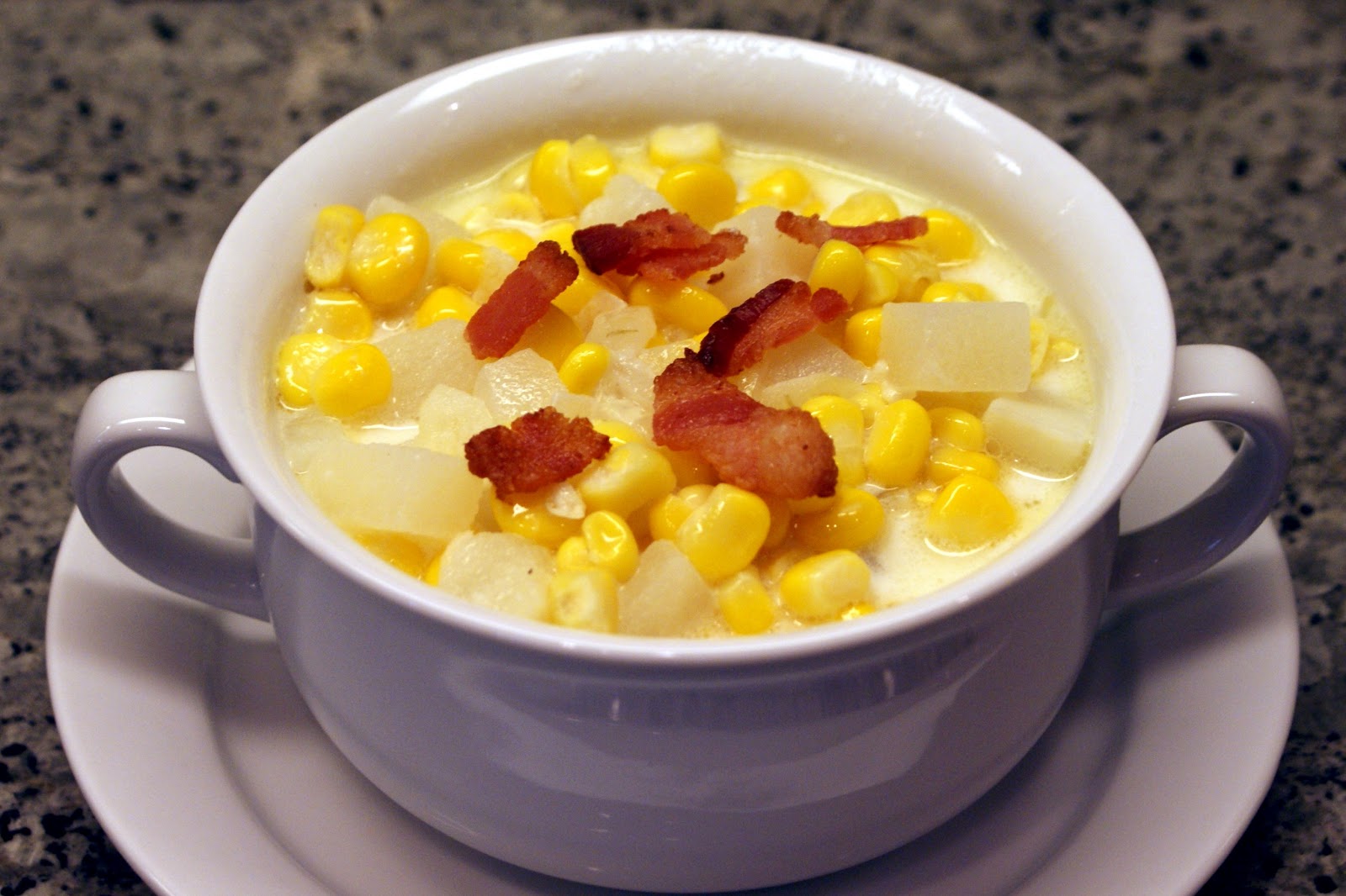 The Baker's Mann Corn Chowder