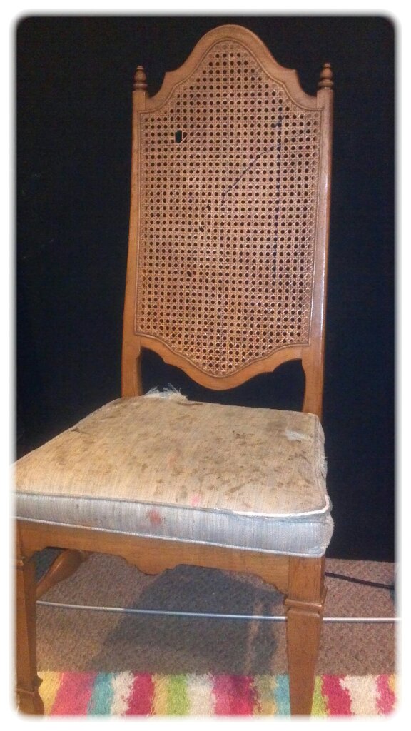 My {not so} Glamorous Life DIY Ugly Chair Redo