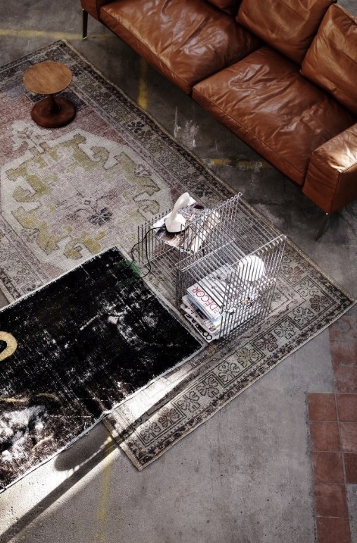 a perfect gray layered rugs