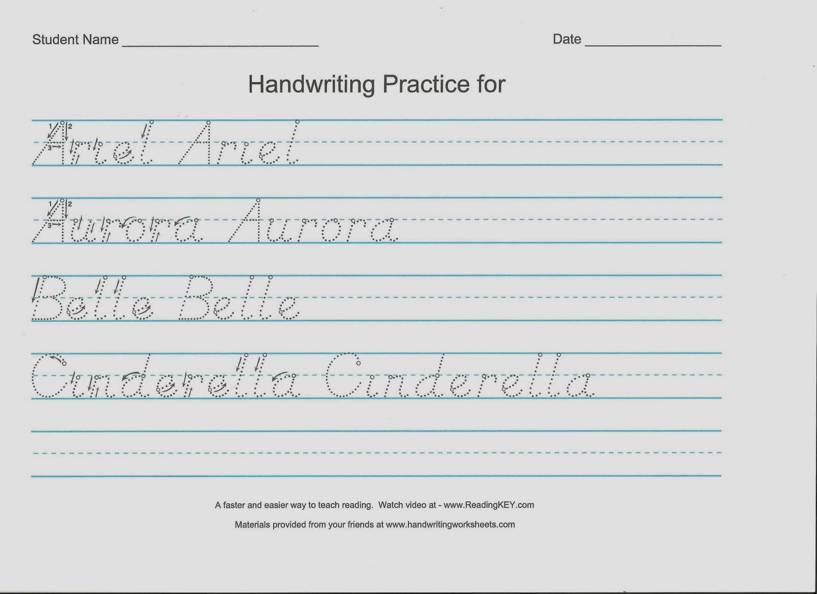 Handwriting Activities