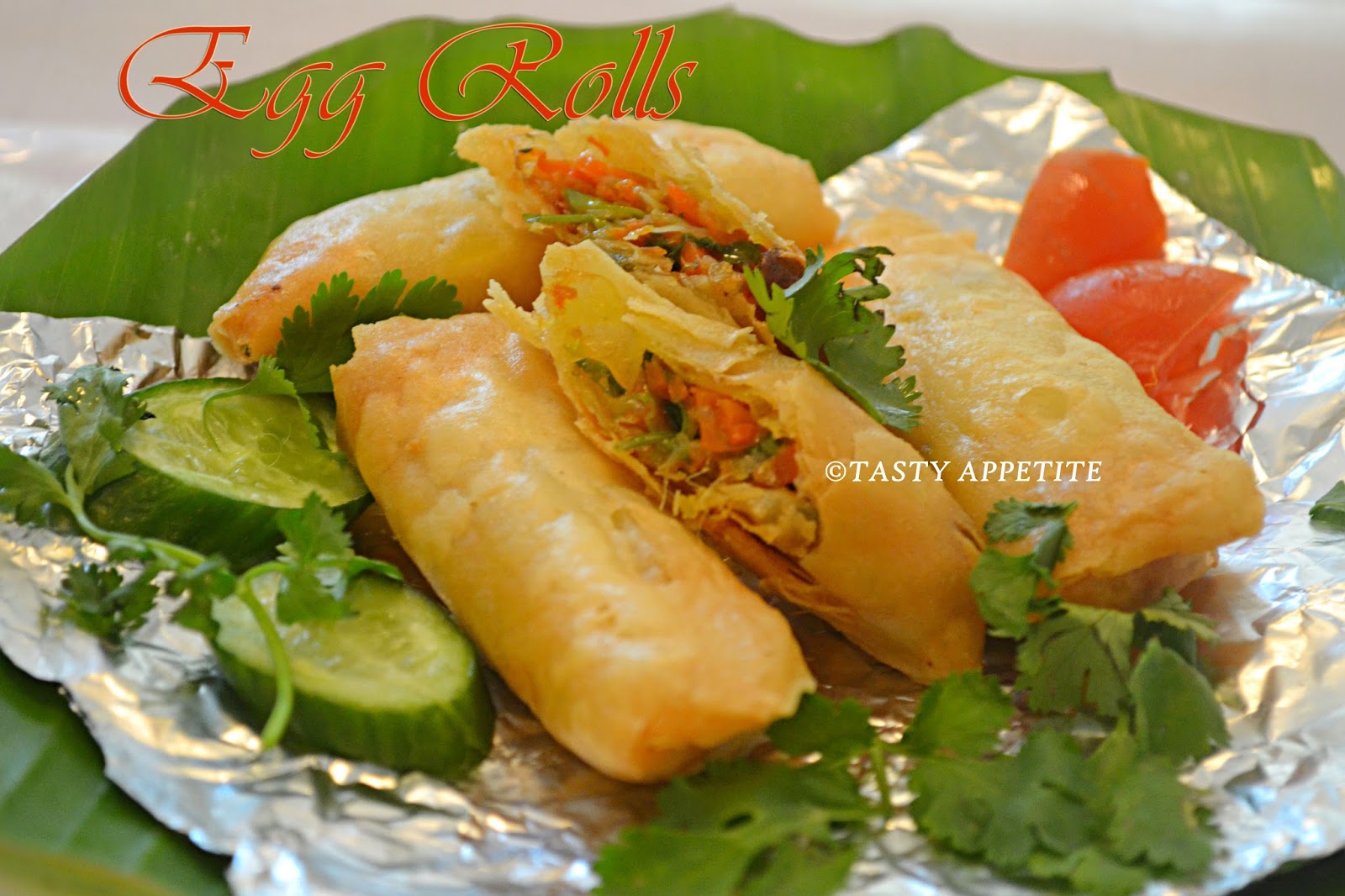 EGG ROLLS / HOMEMADE EGG ROLLS RECIPE / HOW TO MAKE EGG ROLLS / EASY
