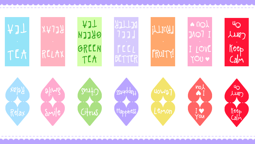 Free Teabag Tags and Tutorial A Blackbird's Epiphany UK Women's Fitness and Fantasy Writing