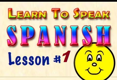 Spanish lesson 1